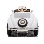 Elektrické autíčko Mercedes Benz 540K Retro - biela - nosnosť 100KG!!!